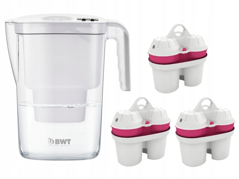 Filter jug BWT Vida + 3 cartridge MG2+ White