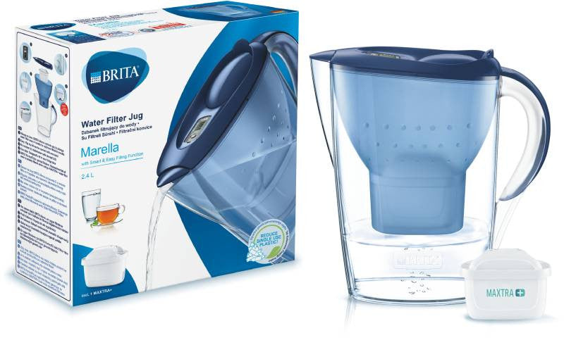 Filter jug Brita Marella 2,4 l blue + CARTRIDGE