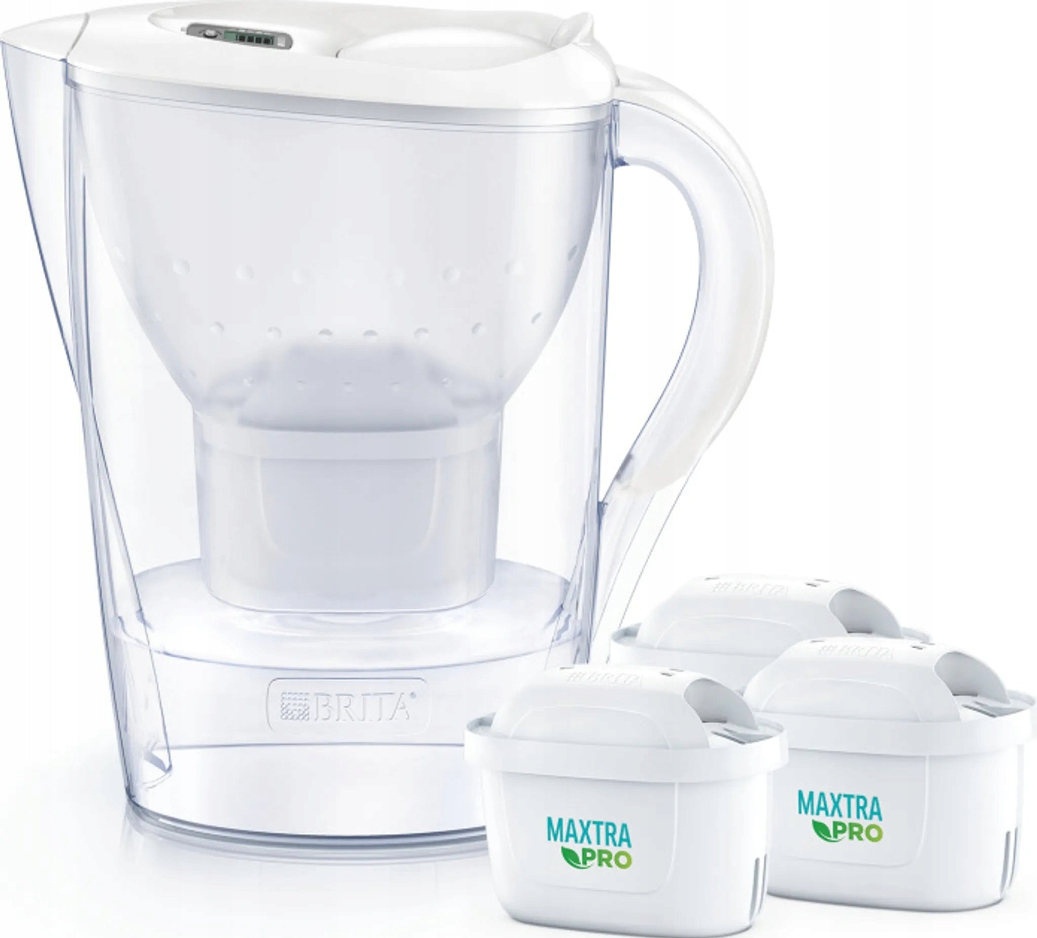 Filter jug Brita Marella 2,4 l white + 3 MAXTRA PRO CARTRIDGES Manufacturer code 799528