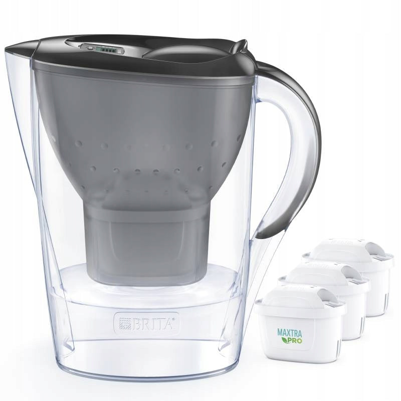 Filter jug Brita Marella 2,4L graphite with 3 filters Brita MAXTRA PRO