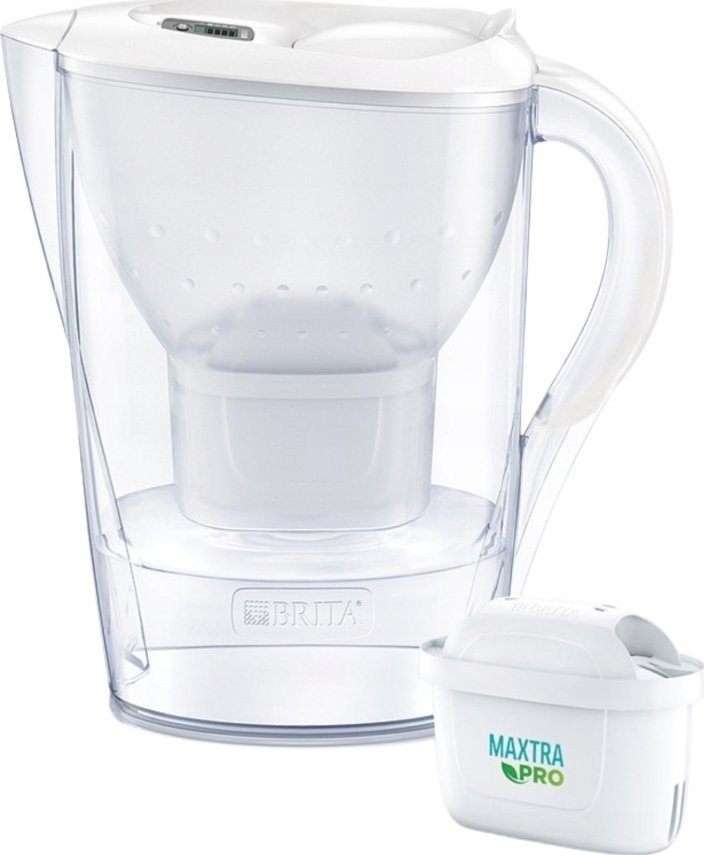 Filter jug Brita Marella 2,4L white + 1 cartridge Brita Maxtra Pro