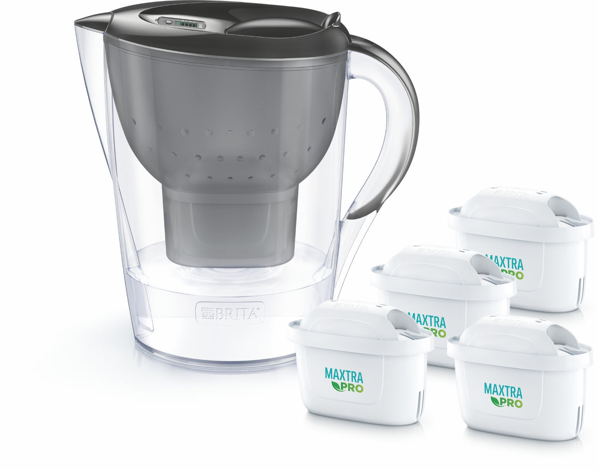 Filter jug Brita Marella 2,4l graphite + 4 filter cartridges