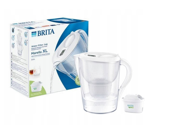 Filter jug Brita Marella XL 3,5 l white with 1 MAXTRA PRO Pure cartridge