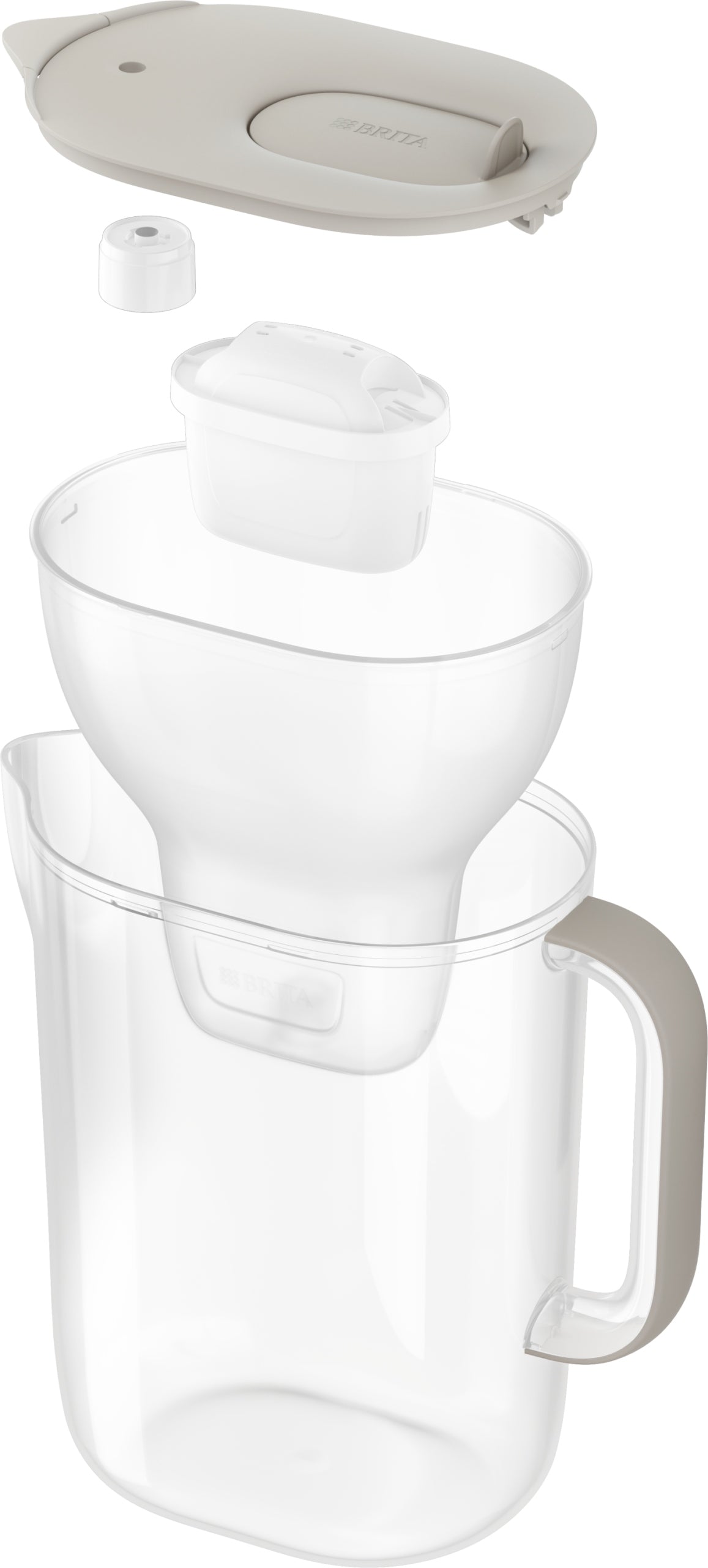 Filter jug Brita Style Essential XL 3,6l sand + 3 cartridges Total capacity 3.6 l