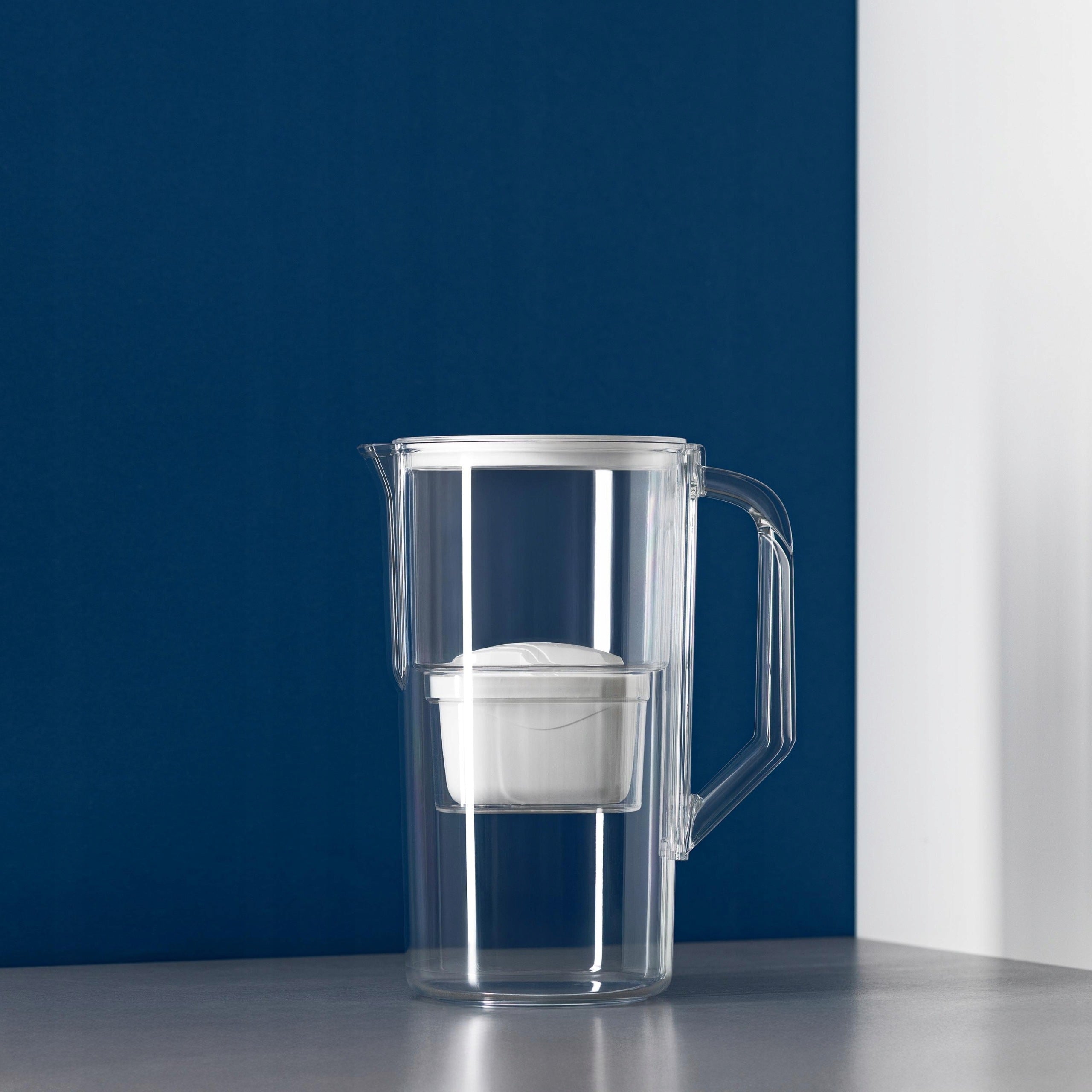 Filter jug Wessper D1 SOLID 2,8l white + 5x cartridge water filter Packaging status original