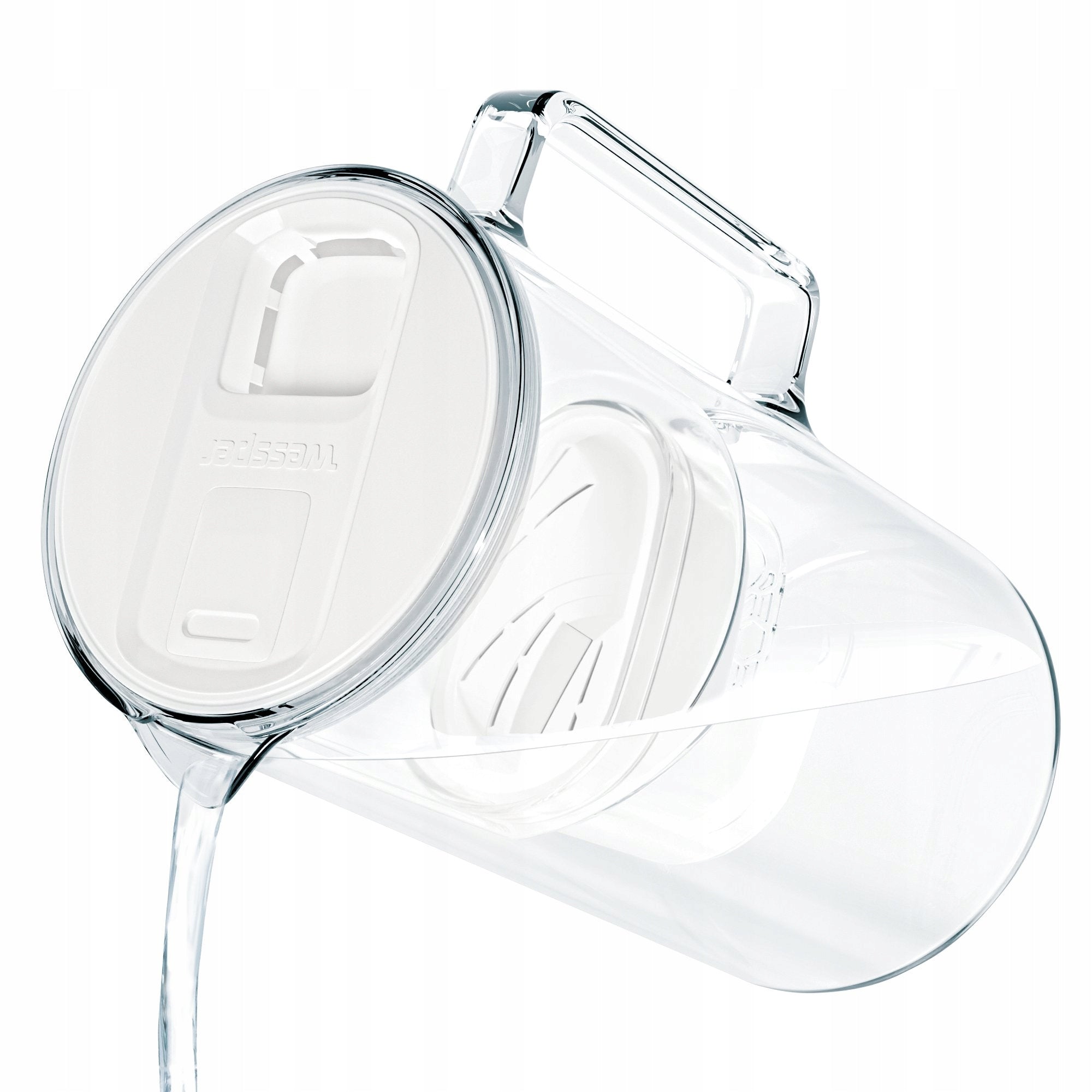 Filter jug decal - LED indicator Wessper D1 SOLID D2 BOROSILICATE Packaging status original