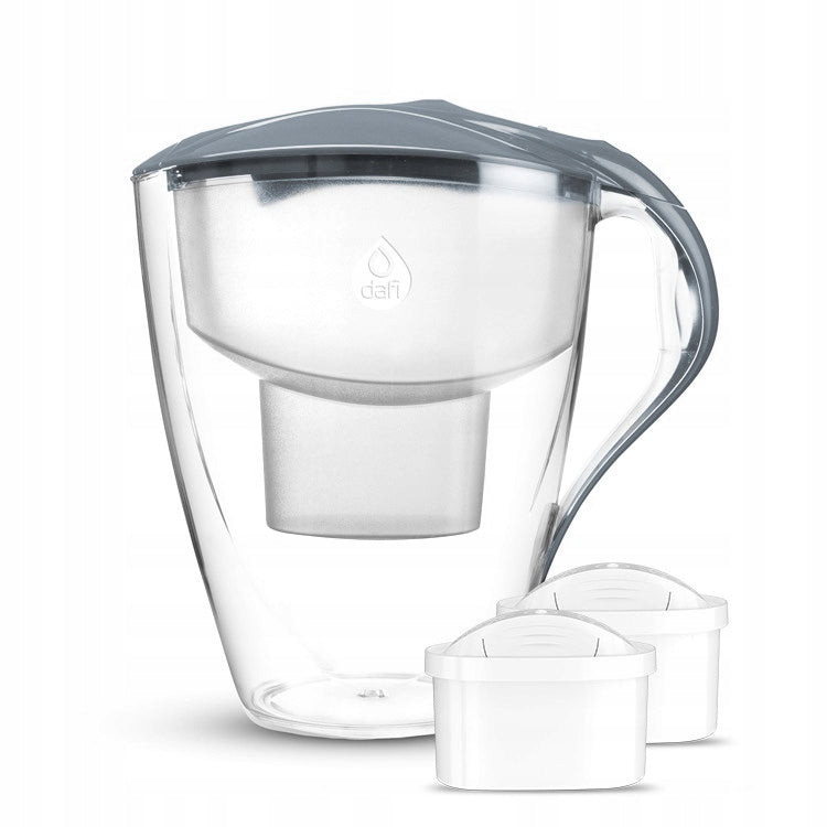 Filter jug set Dafi OMEGA steel 4 l manual 2 filters Unimax