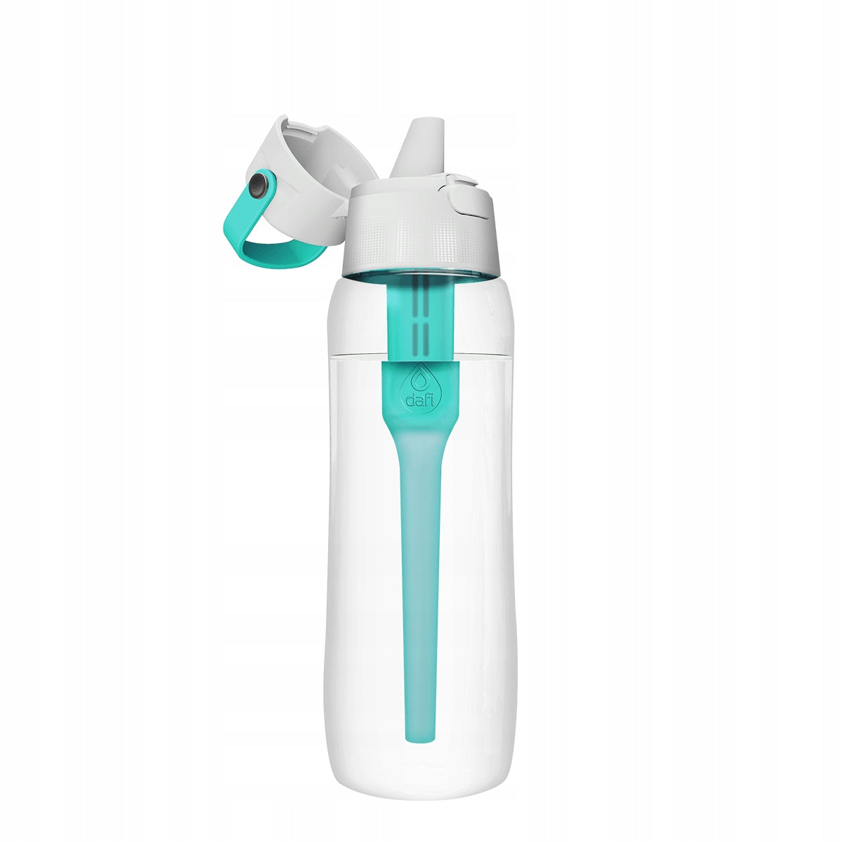 Filter water bottle 0,7 l Dafi SOLID turquoise green with 1 filter Manufacturer code D.BUT.FIL.SOLID.0.7.TURKUS.P-1