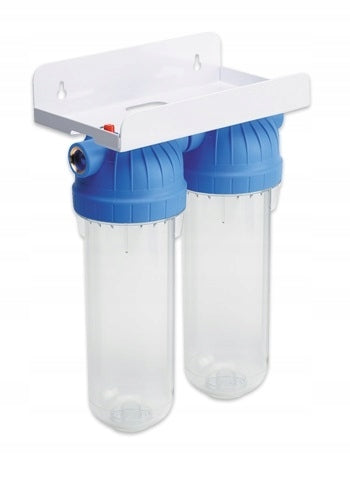 Filter water filter housing in-line body set 2 stage 1/2' USTM Brand UST-M