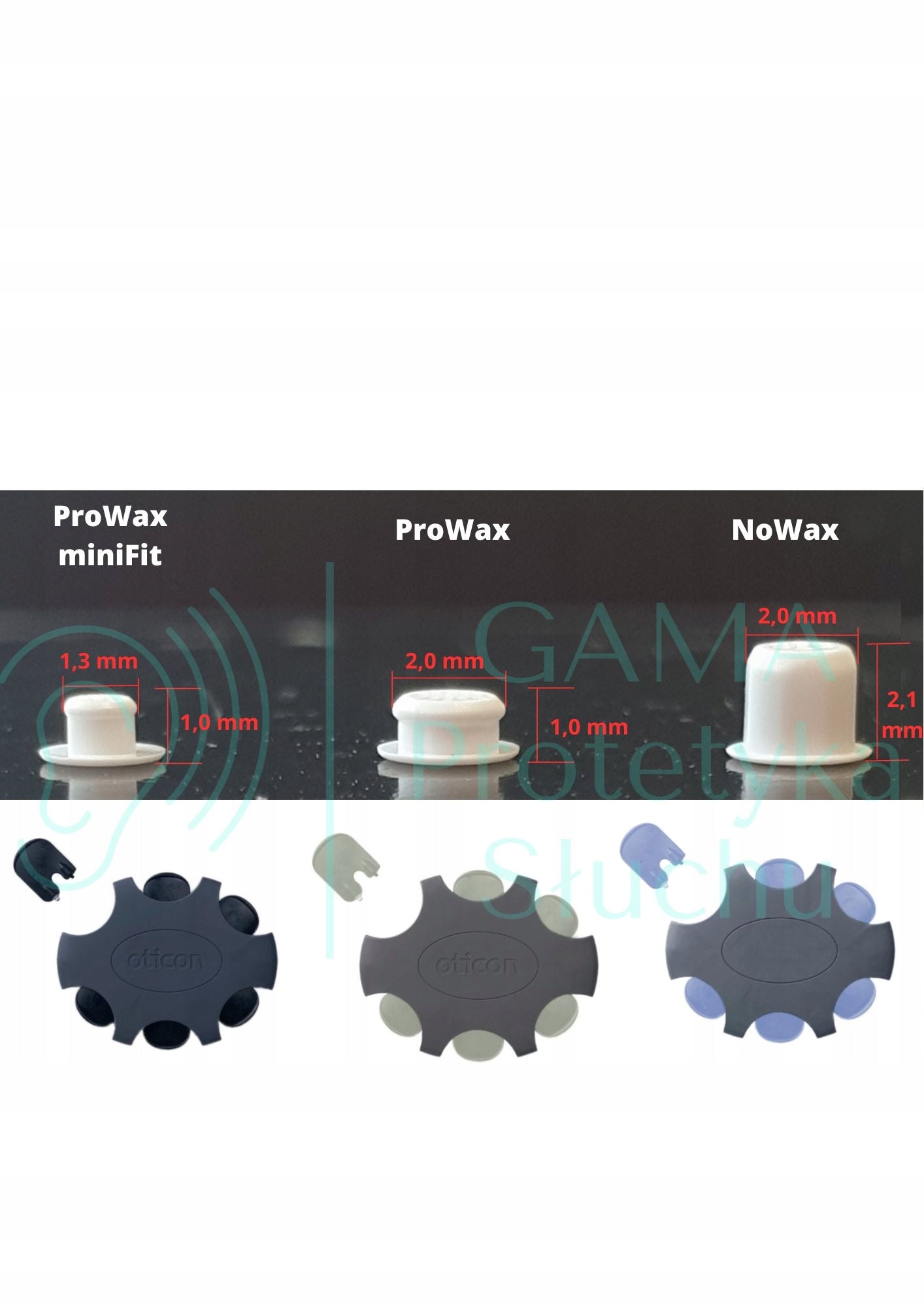 Filters OTICON NoWax 12 pieces- disc+ additional filters in bulk EAN (GTIN) 689302502124