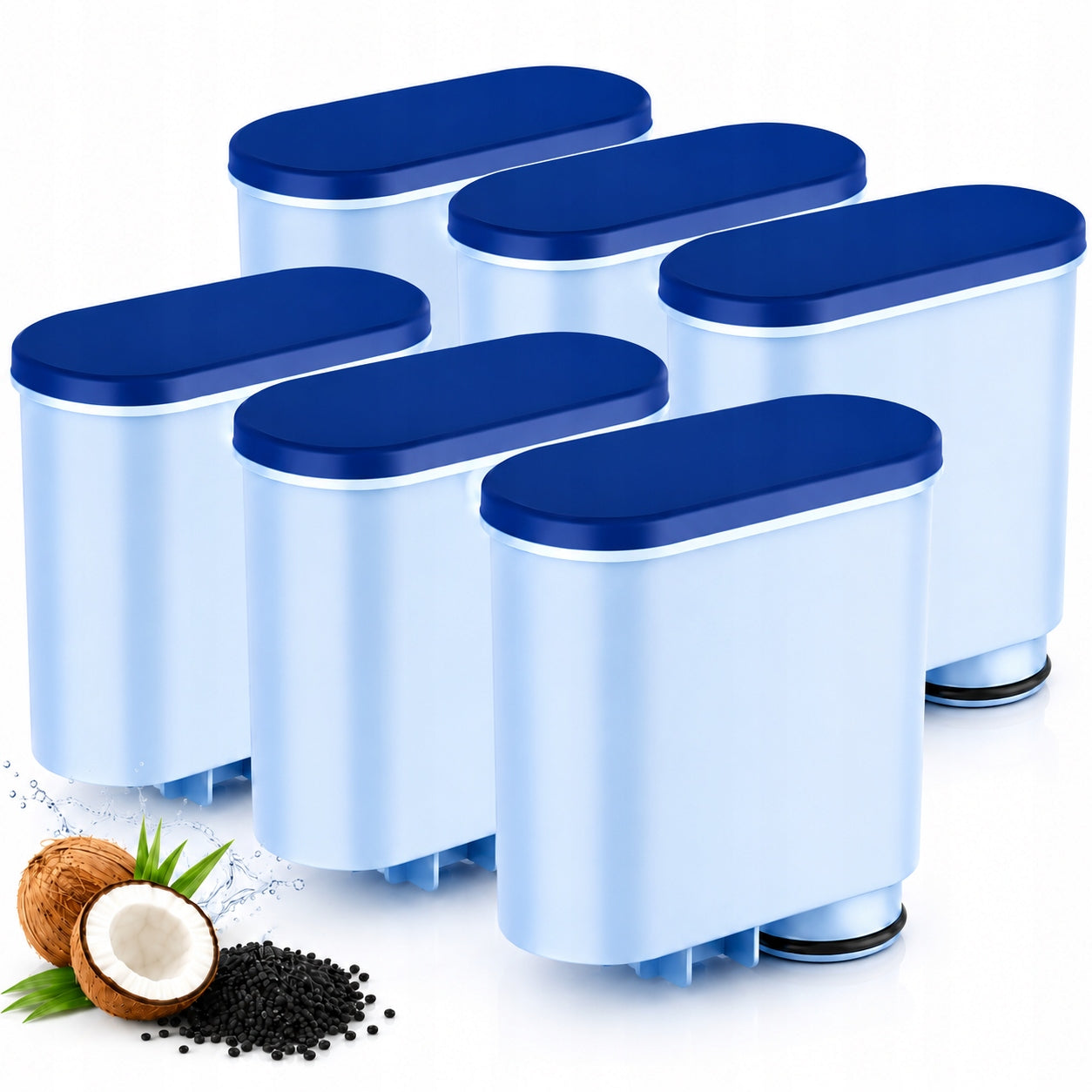 Filtr wody Mutital do ekspresu Philips Saeco AquaClean Zamiennik 6 szt