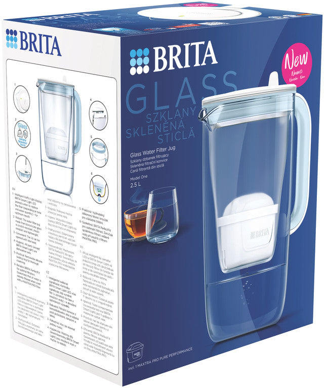 Filtrační konvice Brita Glass 2,5 l čirá EAN (GTIN) 4006387120894