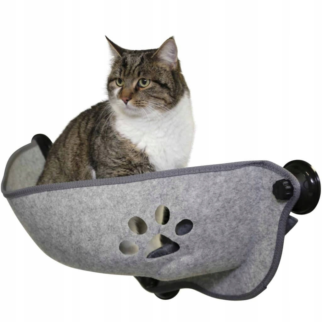 Filzino Cat Window Bed 70x26x26 Grey