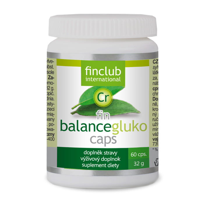 Fin Balancegluko caps - glucose control Packaging status original