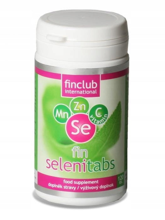 Fin Selenitabs Finclub 120 tablets Selenium vitamin c zinc