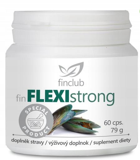 Finclub Fin Flexistrong capsules 60 pcs. New Zealand mussel extract