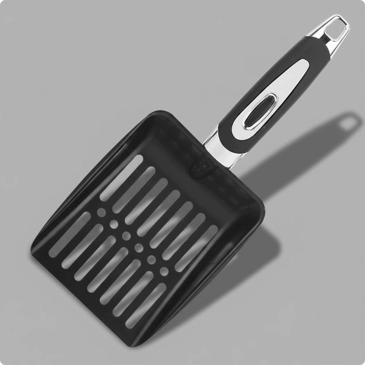 Fine Hole Waste Sifter Rust Resistant Stainless Steel Waste Sifter Black