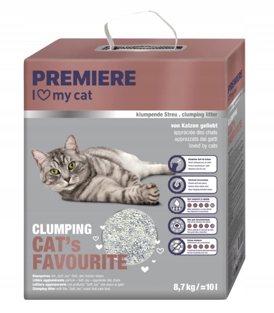 Fine-grained clumping litter PREMIERE 10L