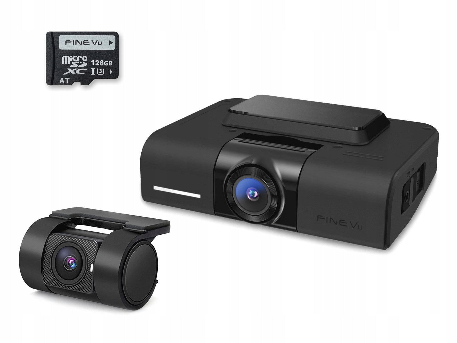 FineVu GX1100 4K /128GB UHD+FHD HDR DVR \ WDR Wi-Fi GPS Speed Cameras