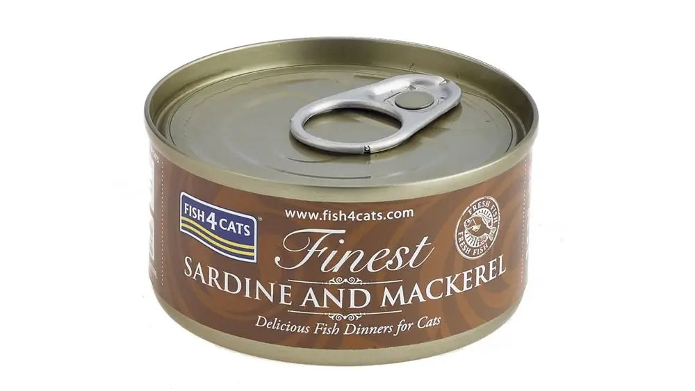 Finest Fish4Cats Sardine with Mackerel 70g