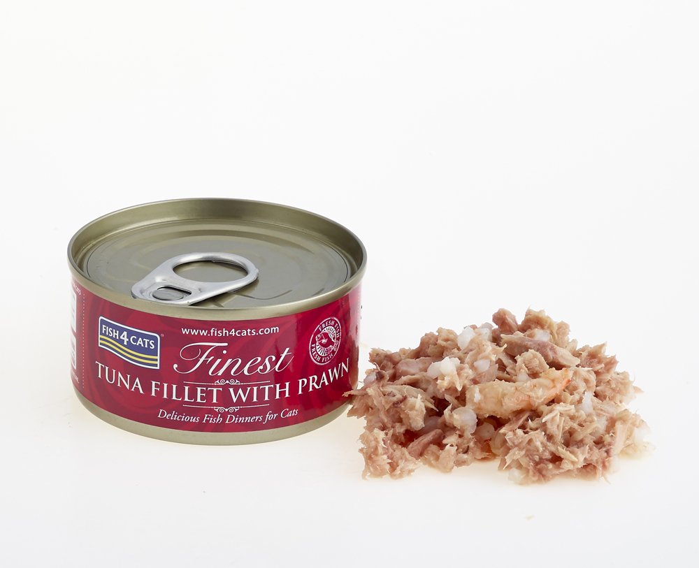 Finest Fish4Cats Tuna Fillet with Shrimp 70g Manufacturer code 5060084829572