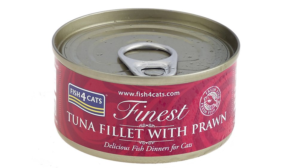 Finest Fish4Cats Tuna Fillet with Shrimp 70g