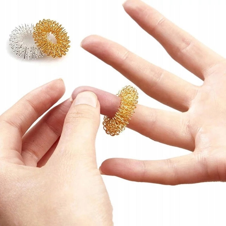 Finger massage ring SU JOK sujok silver Manufacturer code SU
