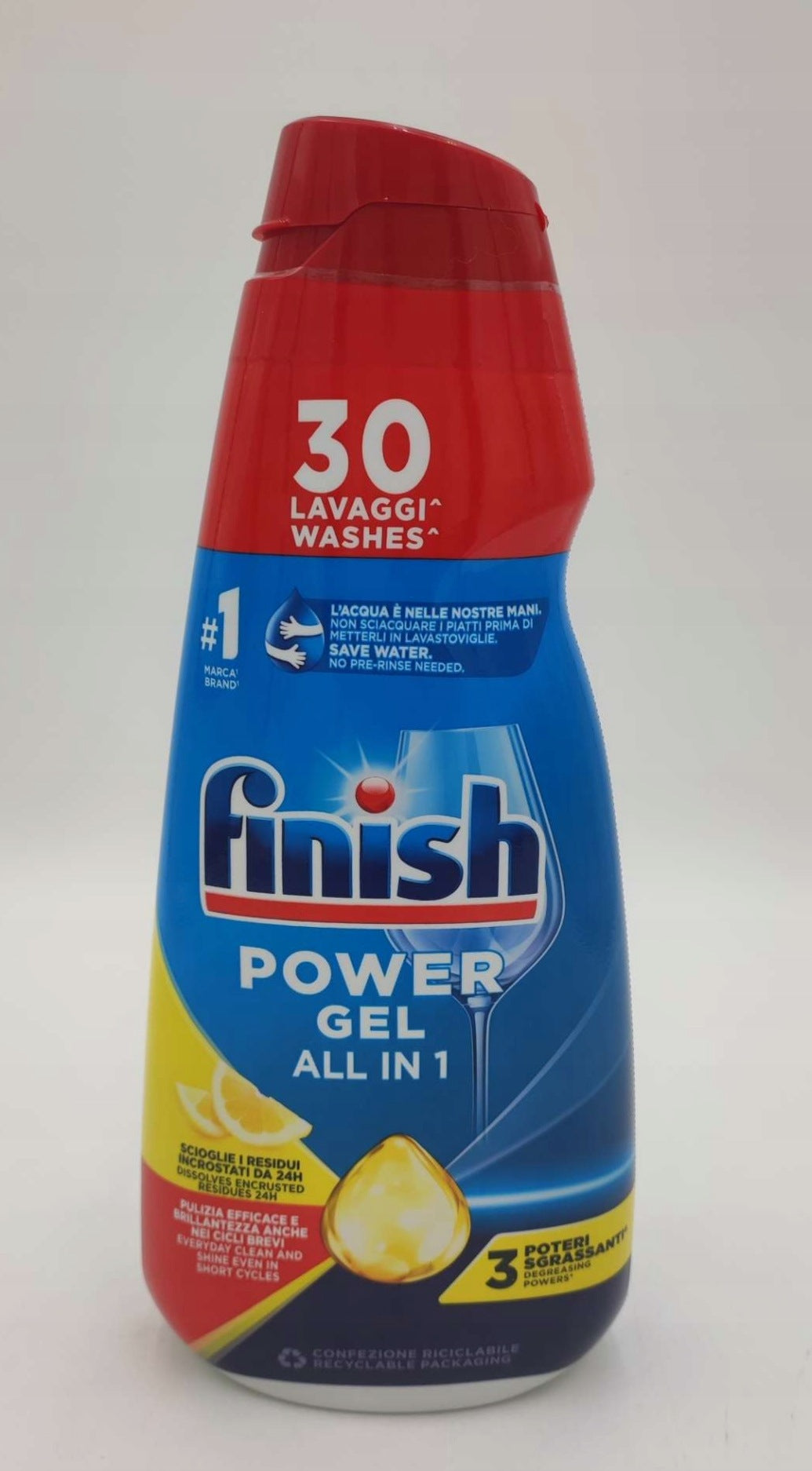 Finish All-in-1 MAX Dishwasher Gel 600 ml 30 lime
