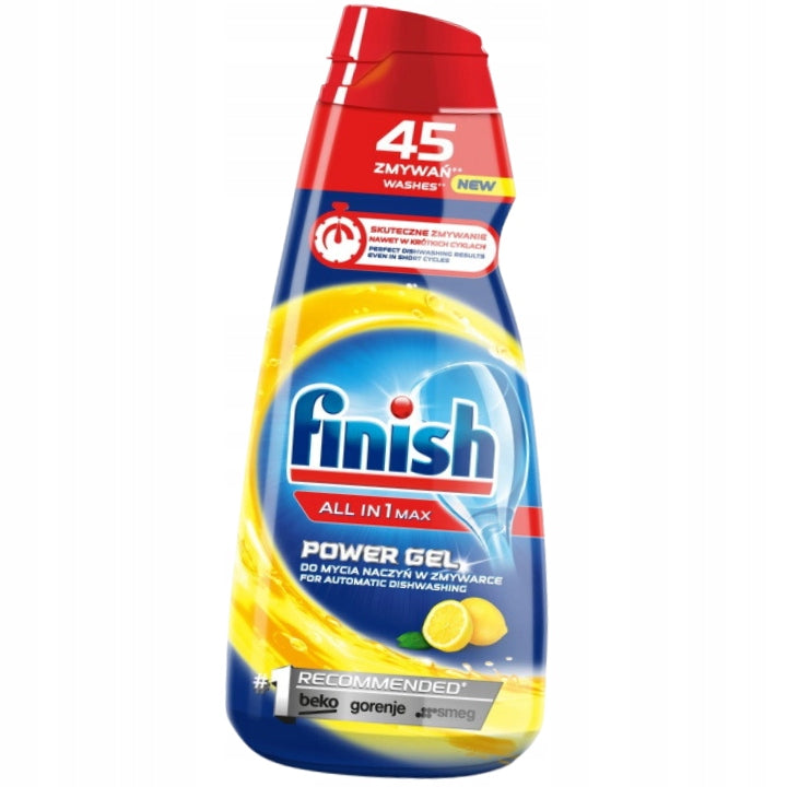 Finish All in 1 Max Lemon Dishwasher Gel 900ml