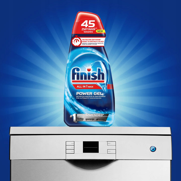 Finish All in 1 Max Power Dishwasher Gel 900ml Packaging status original