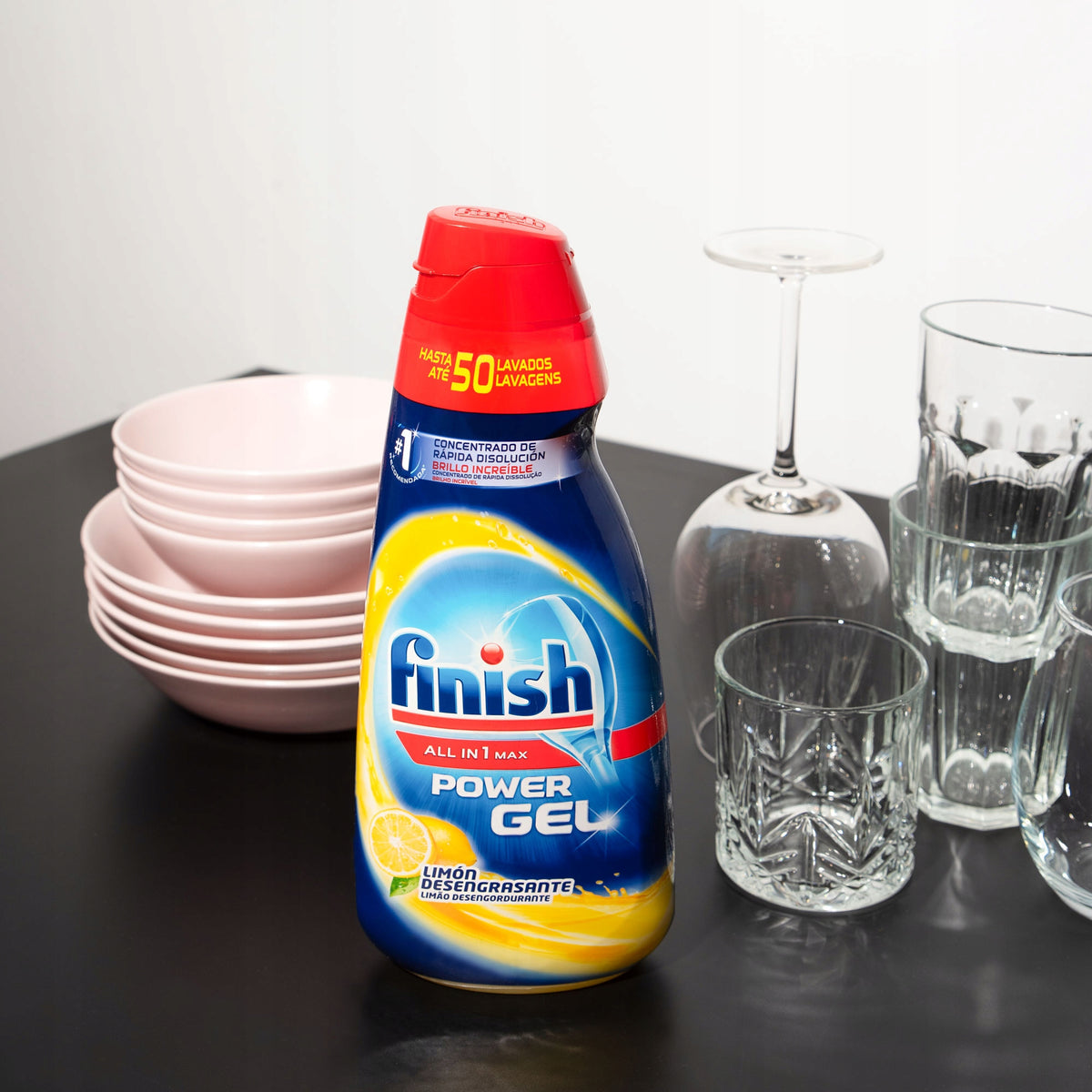 Finish All-in-1 Power Max Dishwasher Gel Lemon 1L Manufacturer code 8410104124649