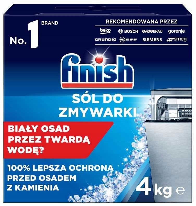 Finish Dishwasher Additive Set Salt 2xGlosser 2xLiquid Scent Lemon Brand Finish