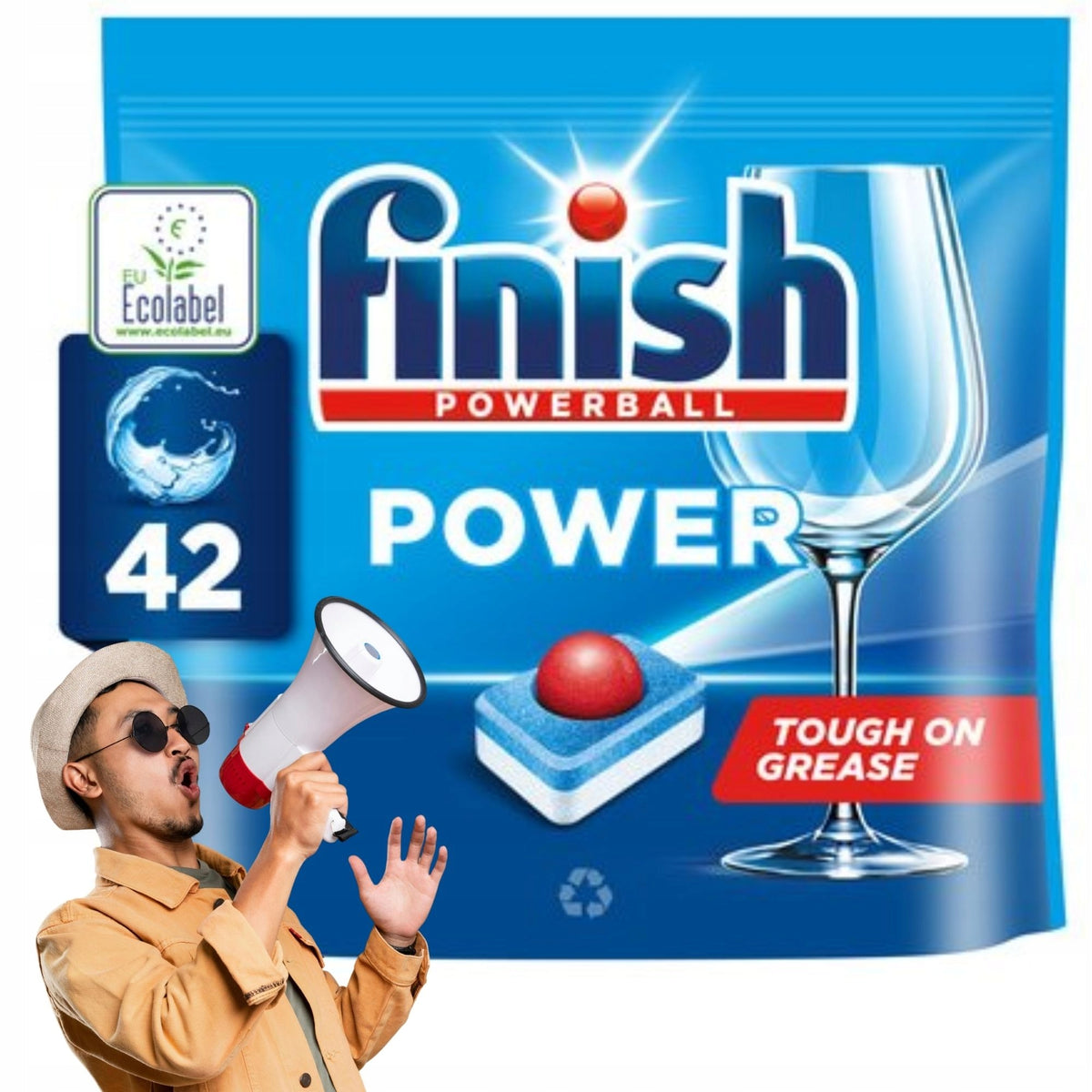 Finish Dishwasher Capsules POWER 42 pcs All in One Regular