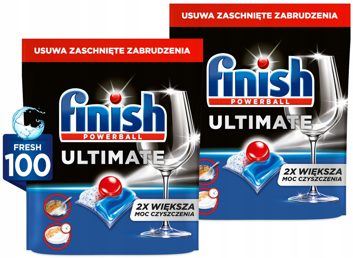 Finish Dishwasher Capsules Ultimate Powerball All in1 200 Pieces