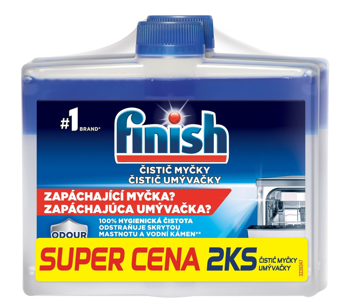 Finish Dishwasher Cleaner Regular 2x250 ml