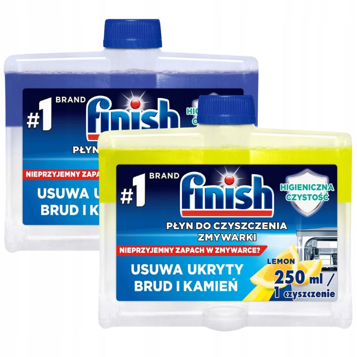 Finish Dishwasher Cleaner Set Mix Lemon + Regular