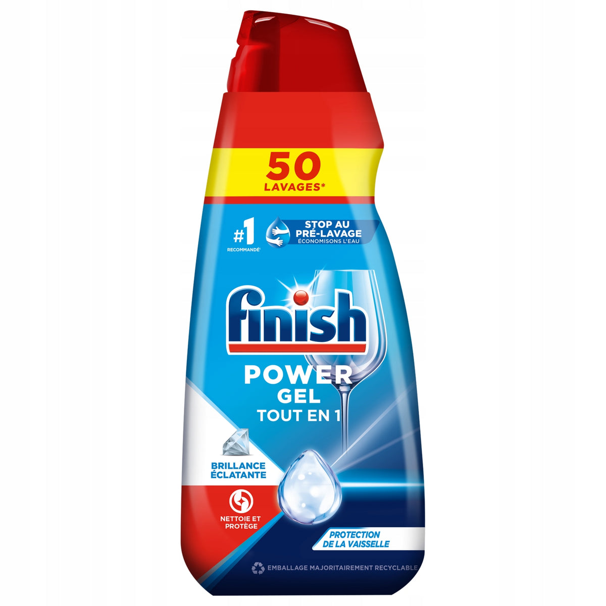 Finish Dishwasher Gel 1L 50 Wash FR