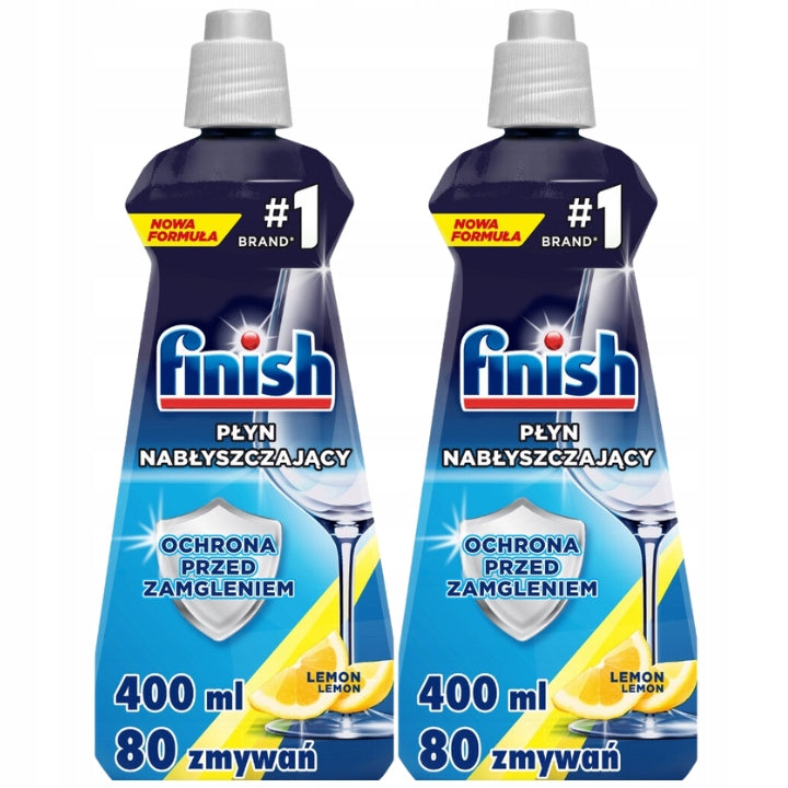 Finish Dishwasher Polisher Mix 400ml x2