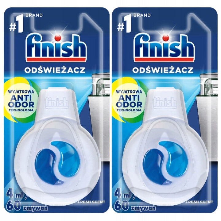 Finish Dishwasher Scent Fresh Freshener 60 x2