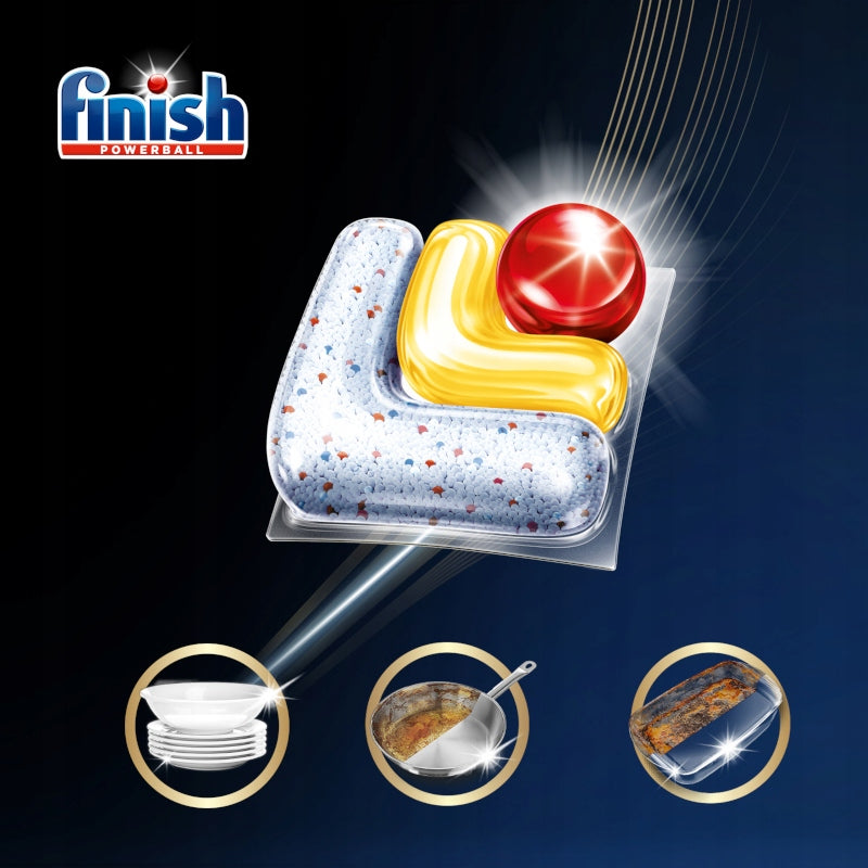 Finish Dishwasher Set Ultimate Plus Capsules + MEGA Detergent Additives Manufacturer code 5905563484975