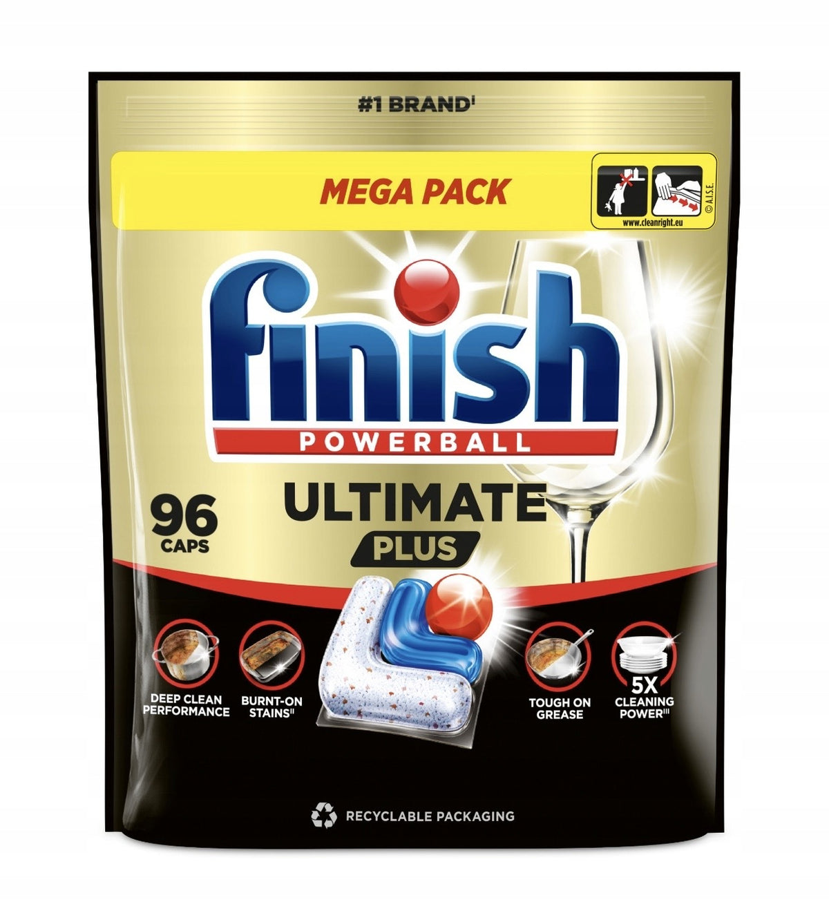 Finish Dishwasher capsules Finish Ultimate Plus 96 pcs.