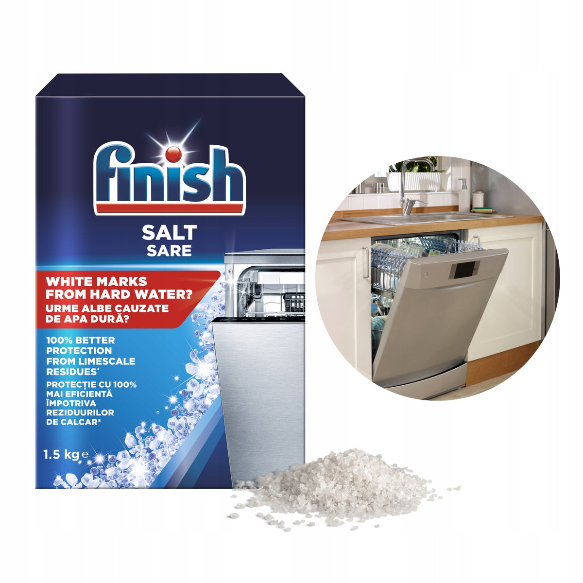 Finish Dishwasher salt 1,5 kg Brand Finish
