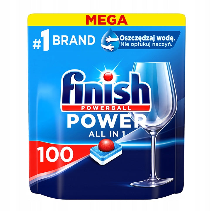 Finish Power All in 1 Dishwasher Tablets 100pcs