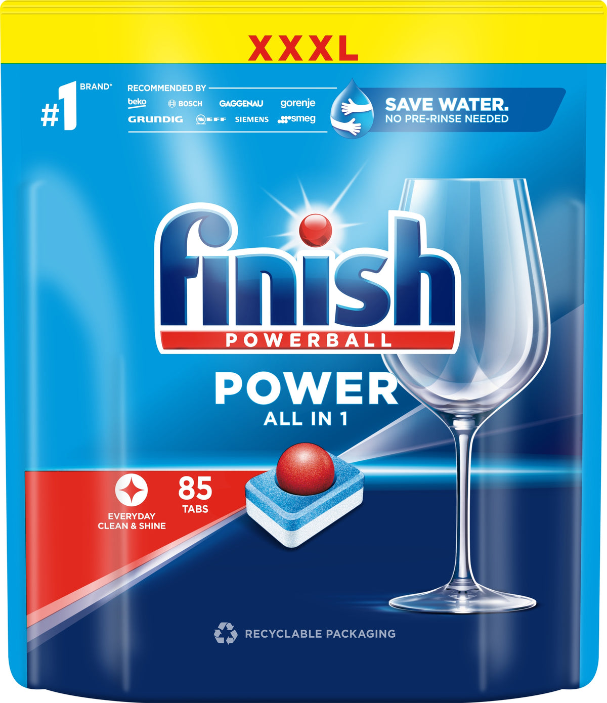 Finish Power All in 1 Dishwasher Tablets Fresh 85 Pack Manufacturer code 5908252011568