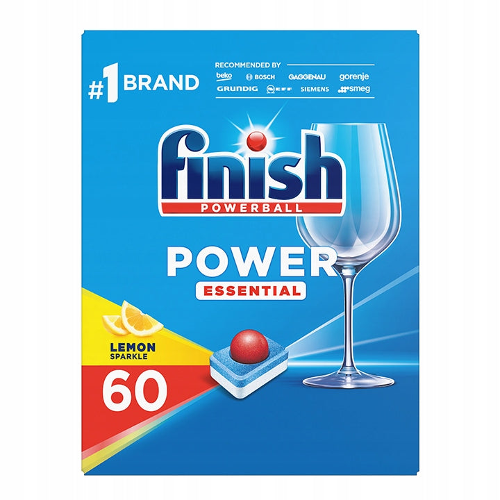 Finish Power Essential Dishwasher Tablets 60 Pack
