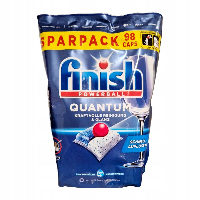 Finish Powerball Quantum Fresh Dishwasher Capsules 98pcs