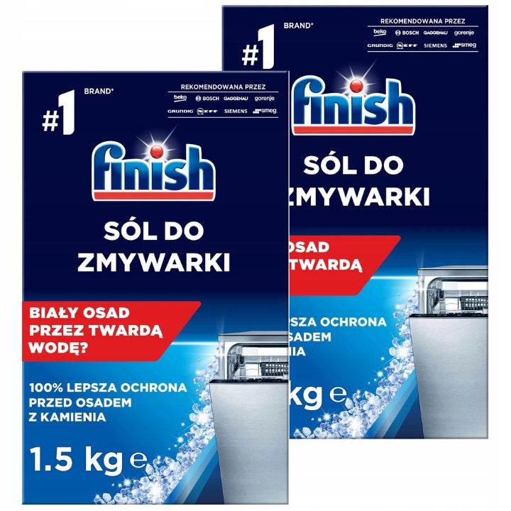 Finish Protective Salt for Dishwasher 2x1,5 kg
