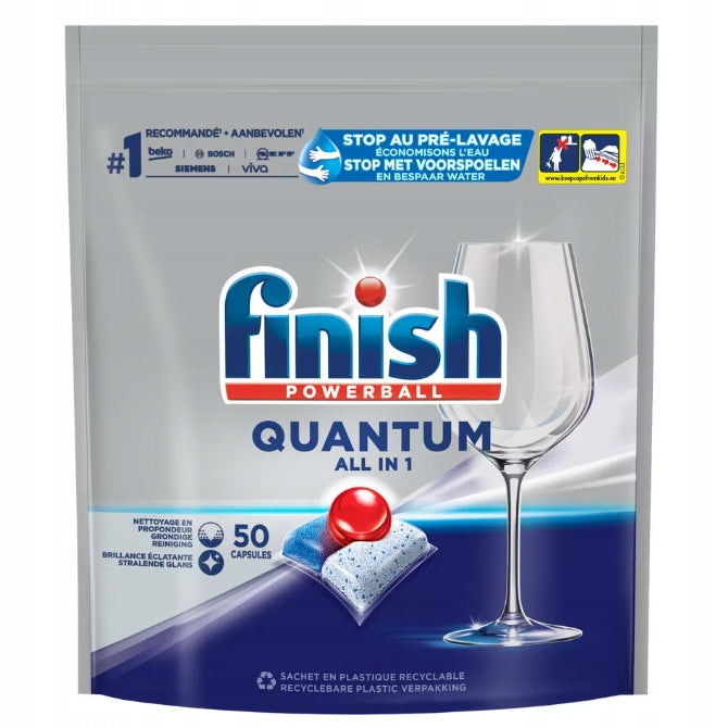 Finish Quantum Dishwasher Capsules 50 Pack