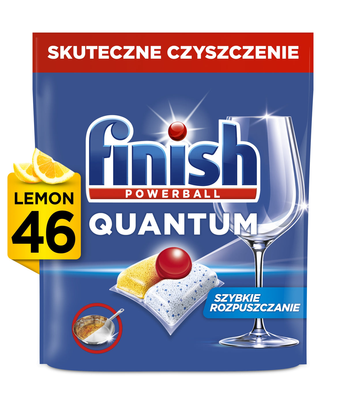 Finish Quantum Lemon Dishwasher Capsules (46 Pieces) Manufacturer code 3313276