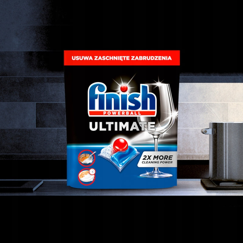 Finish Ultimate All in One Dishwasher Capsule (3 x 50pcs) = 150pcs Packaging status original
